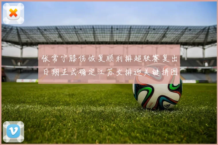 张常宁膝伤恢复顺利排超联赛复出日期正式确定江苏女排迎关键拼图